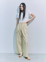Stripe Pajama Pants YELLOW × BLACK