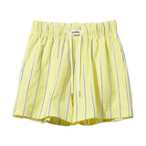 Cotton Stripe Shorts YELLOW