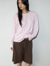 Soft Jersey Shorts BROWN