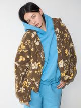 Teddy Fleece Jacket Floral