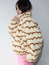 Teddy Fleece Jacket Cocoa