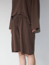 Soft Jersey Shorts BROWN