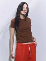 Short Sleeve Tee BROWN