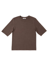 Soft Touch Half Sleeve Tee BROWN