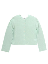 Sheer Knit Cardigan LIGHT GREEN
