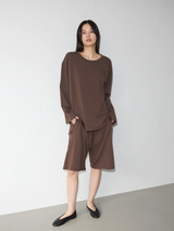 Soft Jersey Shorts BROWN