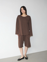 Soft Jersey Shorts BROWN